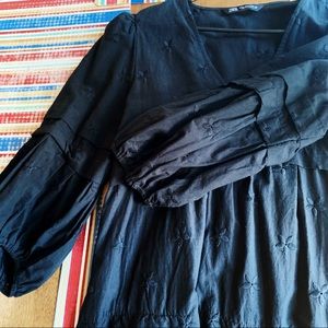 Zara black maxi oversized dress. XL fits like L.